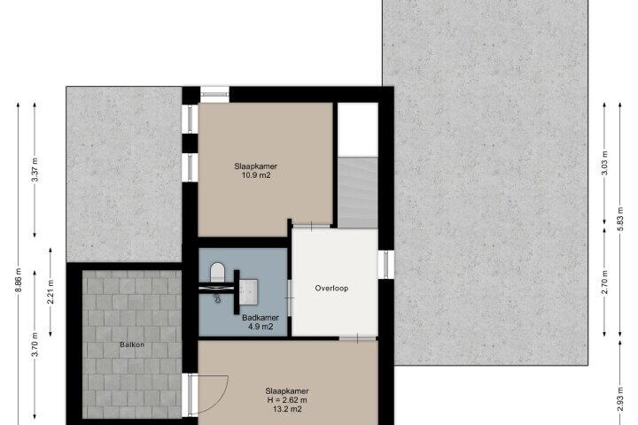 Plattegrond – Ratelaar 16, Hengelo