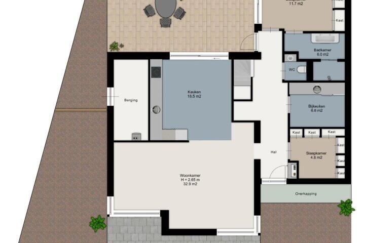 Plattegrond – Ratelaar 16, Hengelo