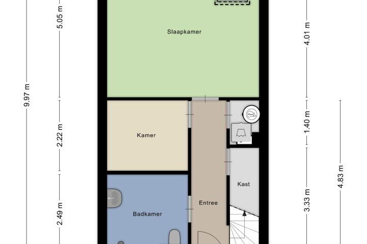 Plattegrond – Ravelijn 12, Zeewolde