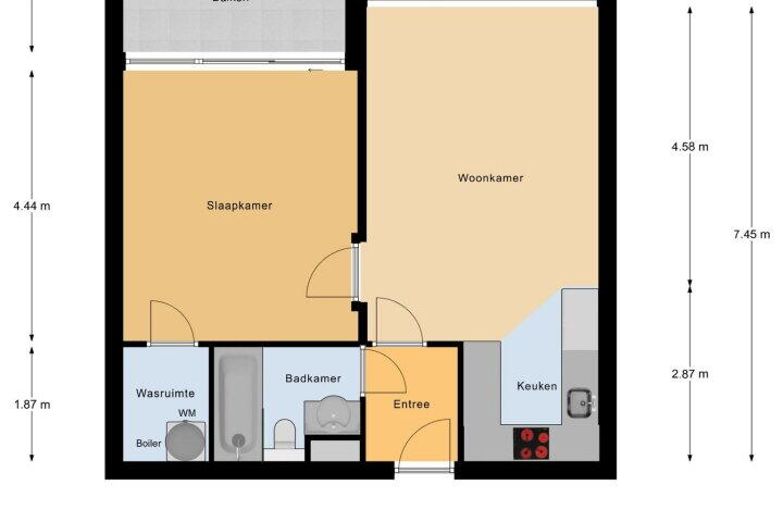 Plattegrond – Rederserf 204, 's-gravenhage