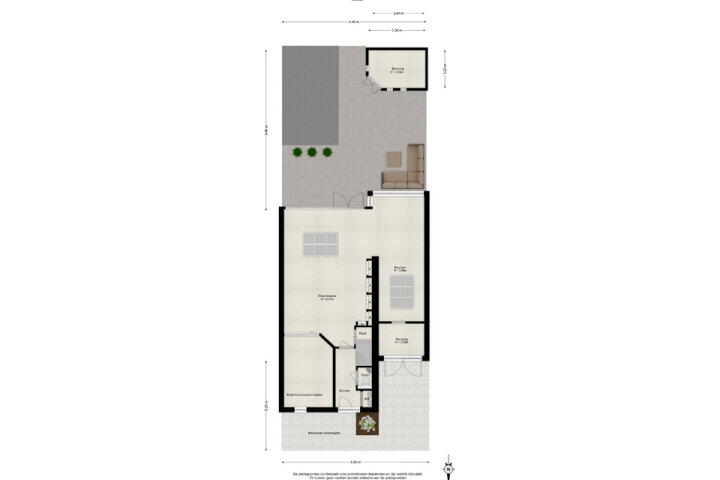 Plattegrond – Reeperf 37 A, Breda