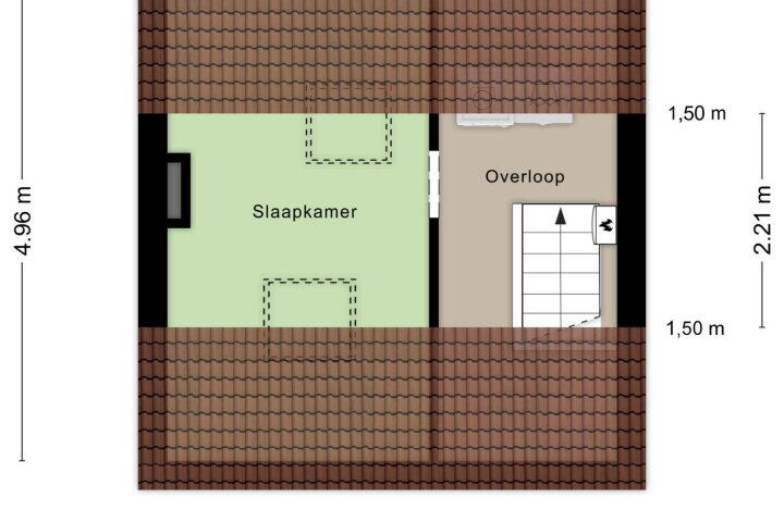 Plattegrond – Reguliersstraat 56, Beverwijk