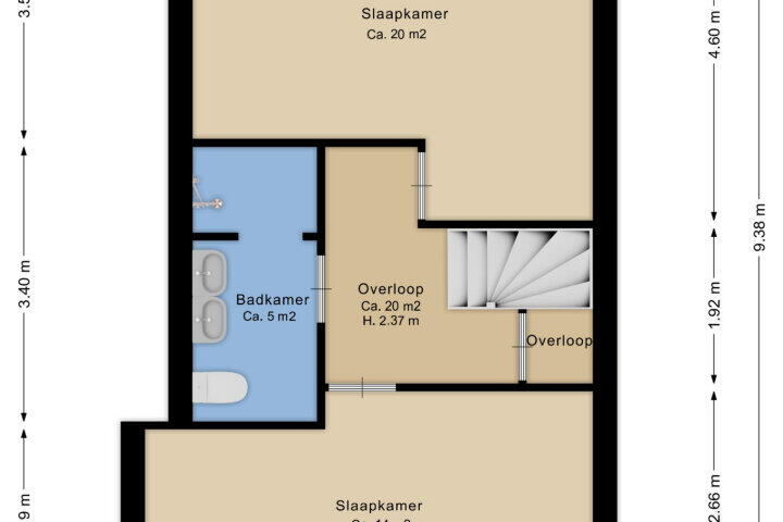 Plattegrond – Regulus 56, Hoogeveen