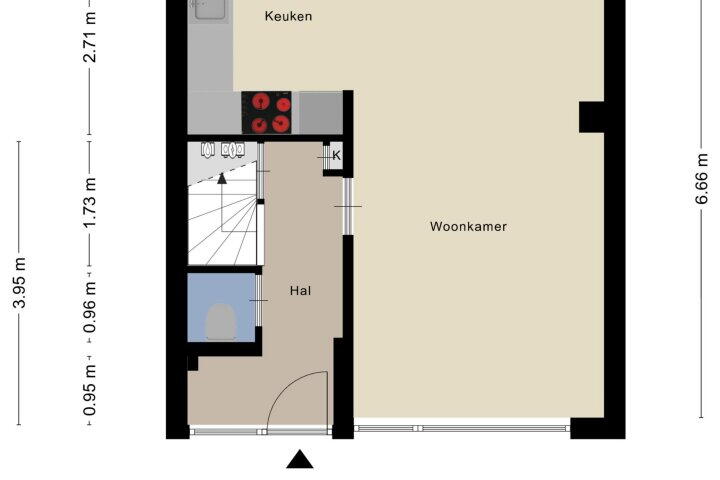 Plattegrond – Reigerstraat 28, Wijchen