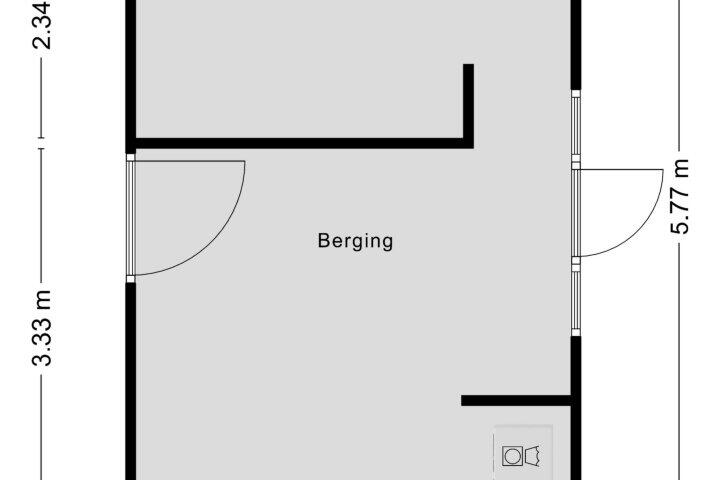 Plattegrond – Reigerstraat 28, Wijchen