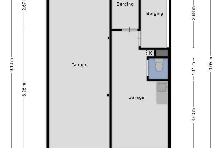 Plattegrond – Reijerskoop 162, Boskoop