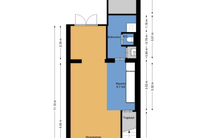 Plattegrond – Reijerskoop 175, Boskoop