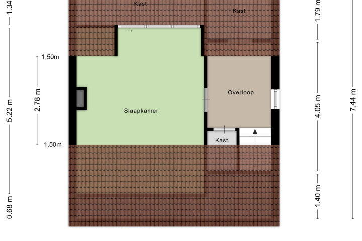 Plattegrond – Reijerskoop 251, Boskoop