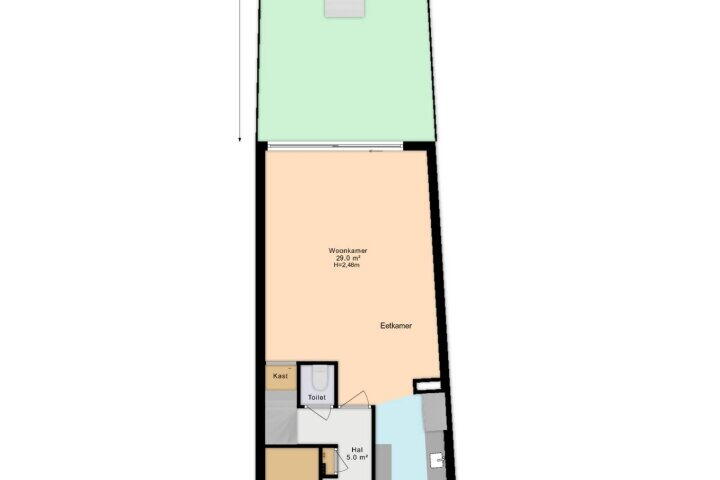 Plattegrond – Reina Prinsen Geerligssingel 55, Pijnacker