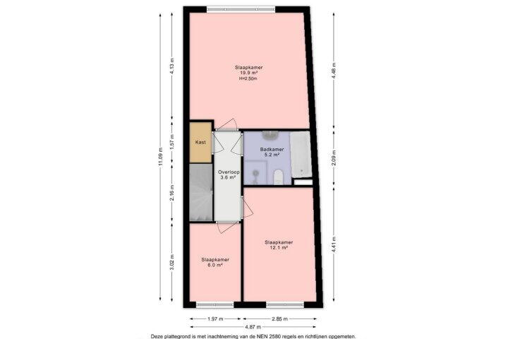 Plattegrond – Reina Prinsen Geerligssingel 55, Pijnacker