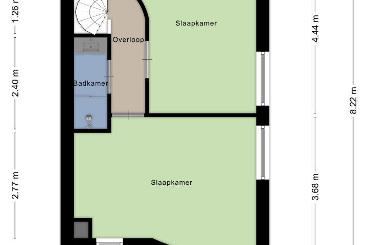 Plattegrond – Reinette 20, Boskoop