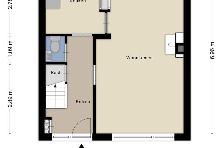 Plattegrond – Rembrandtlaan 64, Alphen aan den Rijn