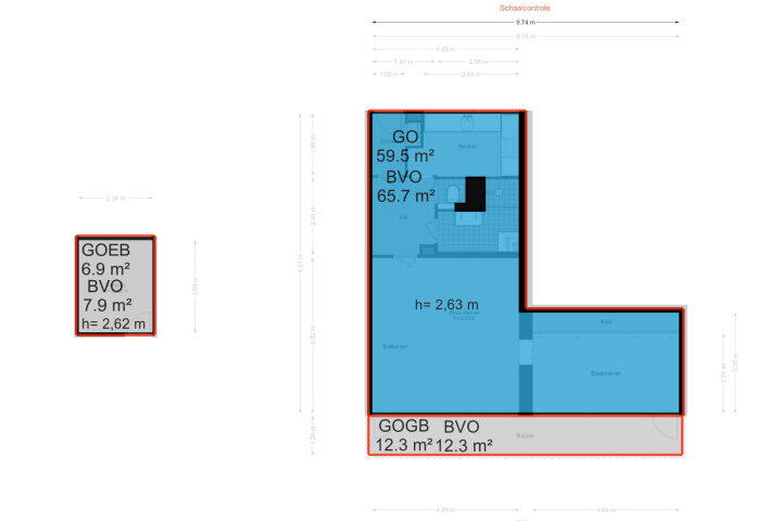 Plattegrond – Rembrandtweg 509, Amstelveen