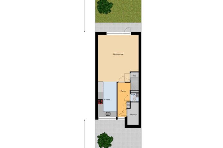Plattegrond – Remmersteinpad 13, Almere