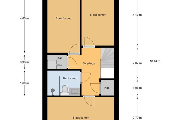 Plattegrond – Remmersteinpad 13, Almere
