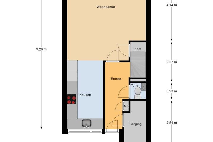 Plattegrond – Remmersteinpad 13, Almere