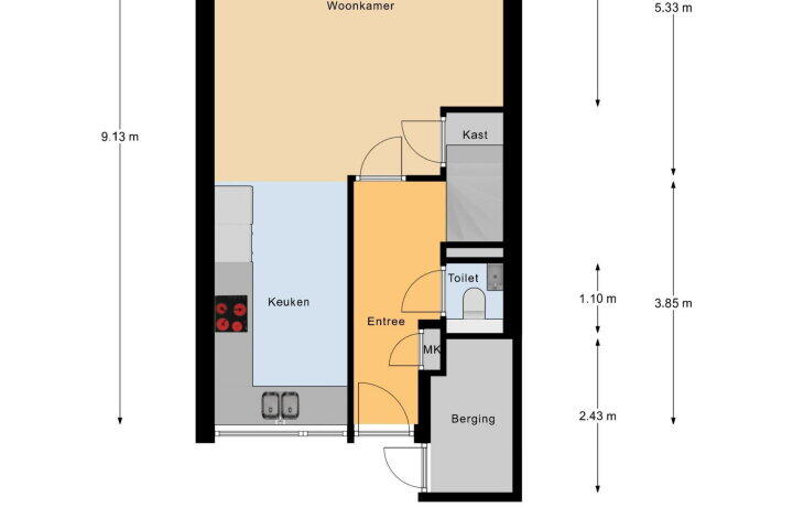Plan – Remmersteinpad 5, Almere