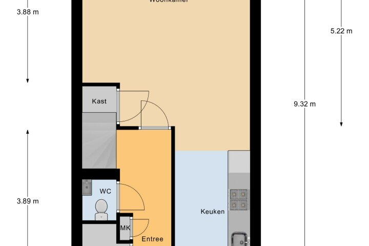 Plattegrond – Remmersteinpad 7, Almere