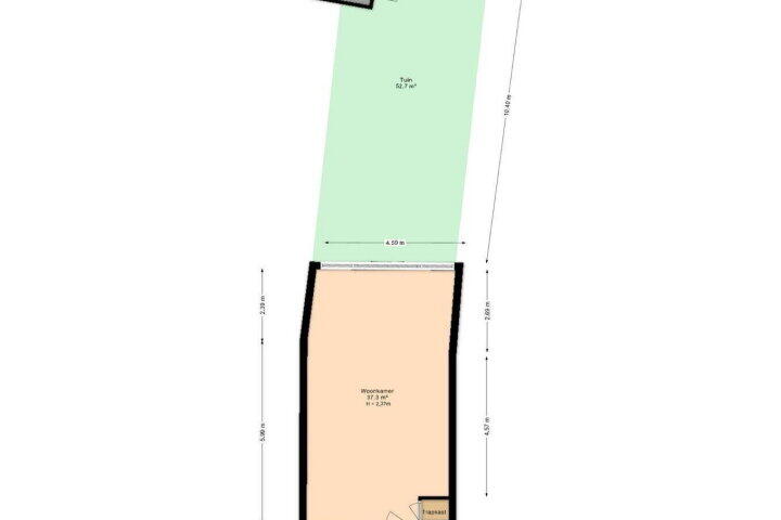 Plattegrond – Remmersteinstraat 149, Den Haag