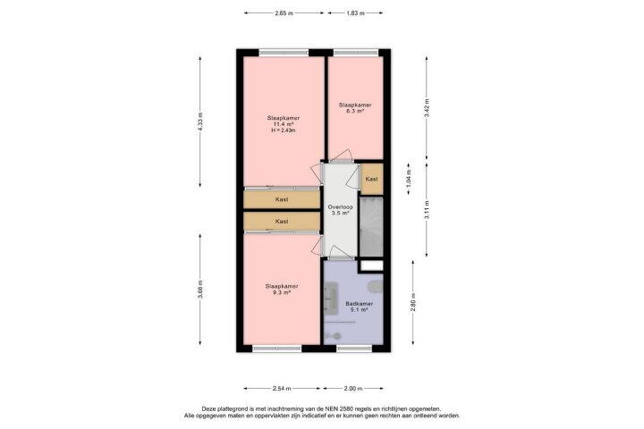 Plattegrond – Remmersteinstraat 149, Den Haag