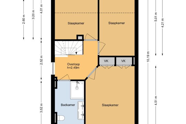Plattegrond – Rendiermos 26, Reeuwijk