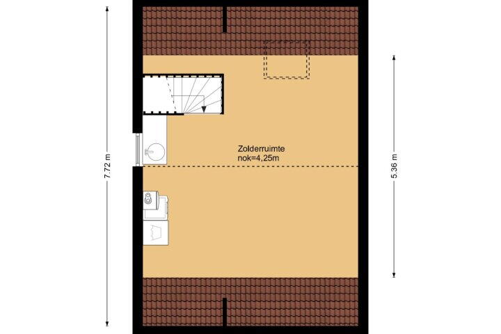 Plattegrond – Rendiermos 26, Reeuwijk