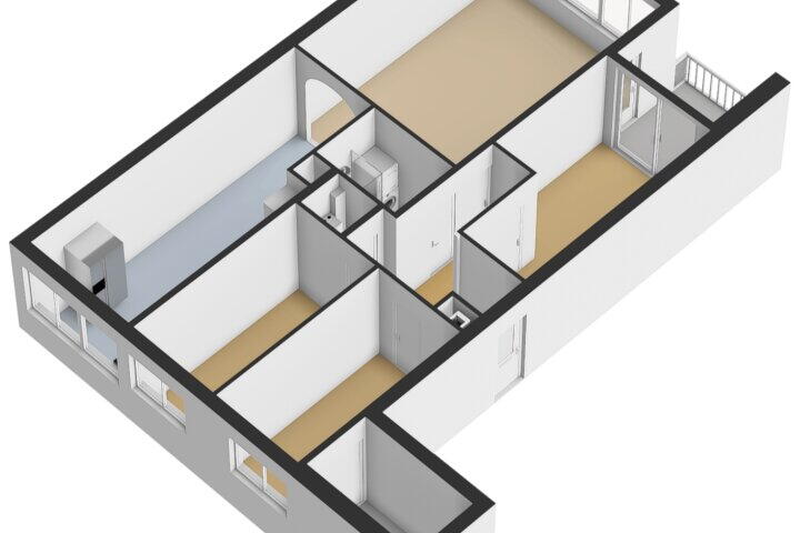 Plattegrond – Renkumhof 48, Amsterdam