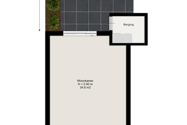 Plattegrond – Reudinkstraat 41, Enschede