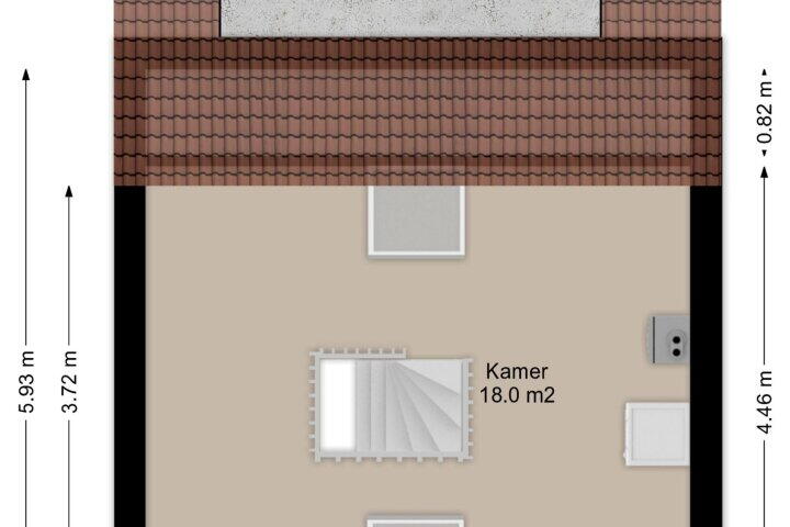 Plattegrond – Reudinkstraat 41, Enschede