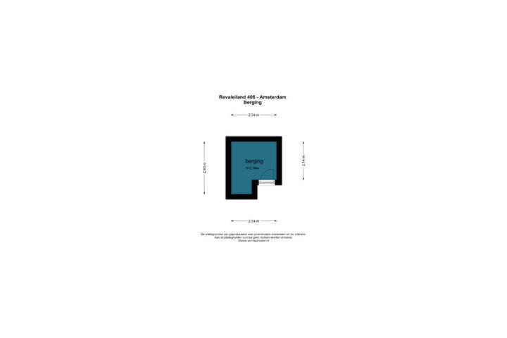 Plattegrond – Revaleiland 406, Amsterdam