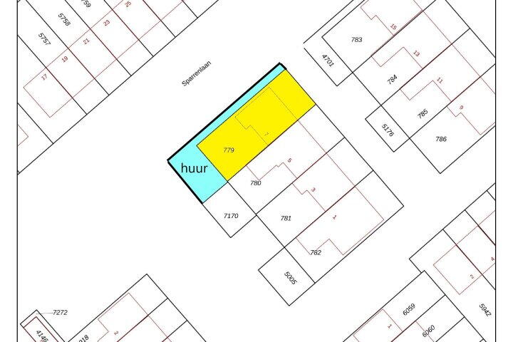 Plattegrond – Ribeslaan 7, Heerhugowaard