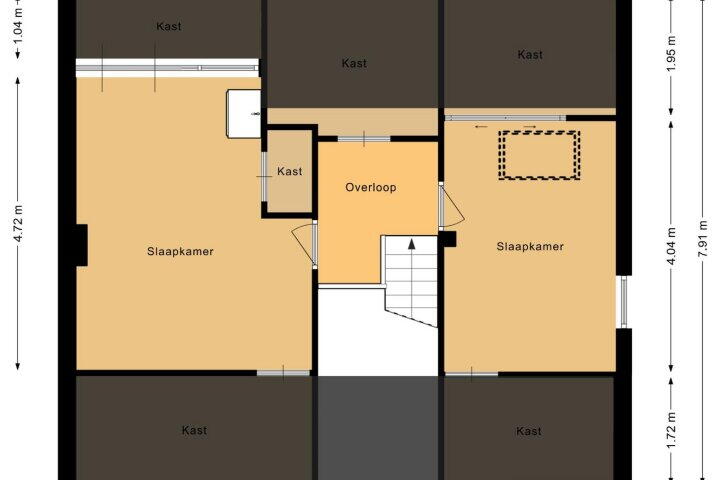 Plattegrond – Ribeslaan 7, Heerhugowaard