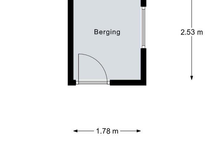 Plattegrond – Ridderspoor 12, Nijmegen