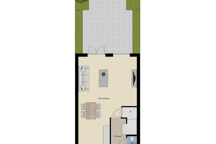 Plattegrond – Rie Mastenbroekhof 17, Arnhem