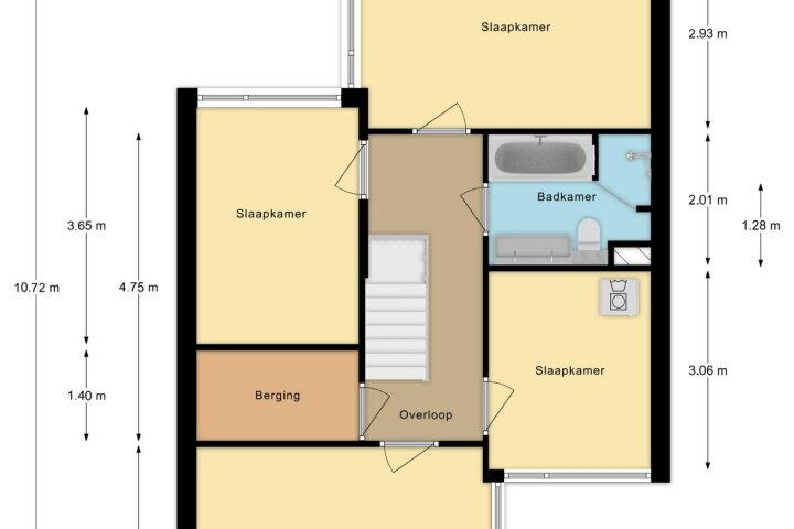 Plattegrond – Rietdekkersdreef 306, Apeldoorn
