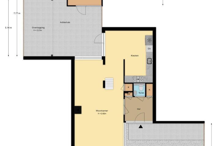 Plattegrond – Rietdekkersdreef 306, Apeldoorn