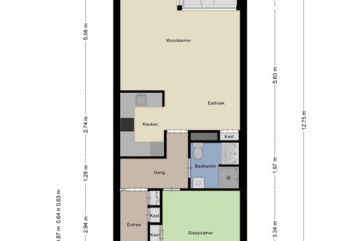 Plattegrond – Rietzangerstraat 83, Amersfoort