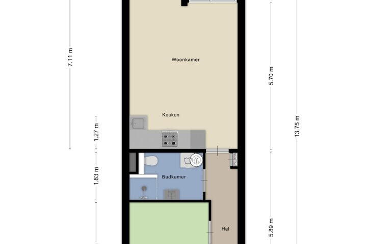Plattegrond – Rijksweg Noord 1 DI, Geleen
