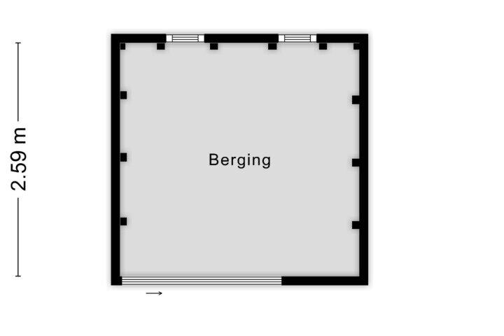 Plattegrond – Rijneveld 18, Boskoop