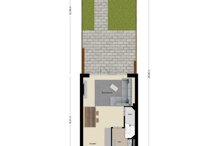 Plattegrond – Rijtuigweg 30 A, Bergen op Zoom