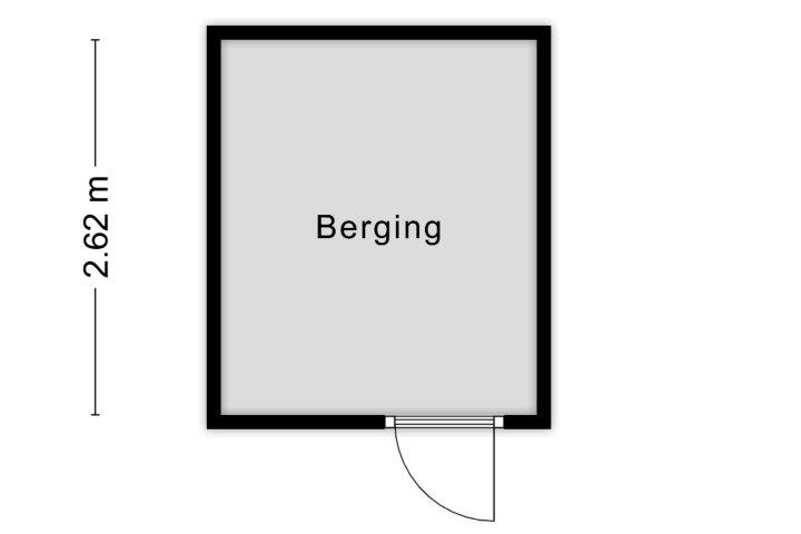 Plattegrond – Rijtuigweg 30 A, Bergen op Zoom