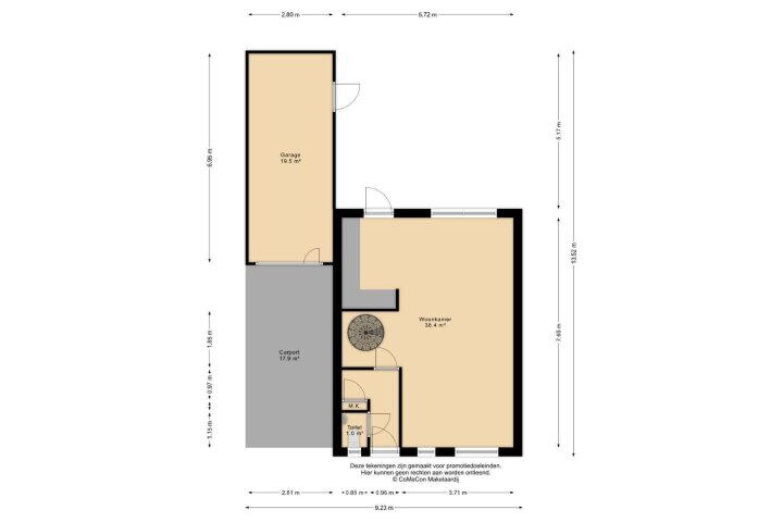 Plan – Ringovenhof 32, Tienray