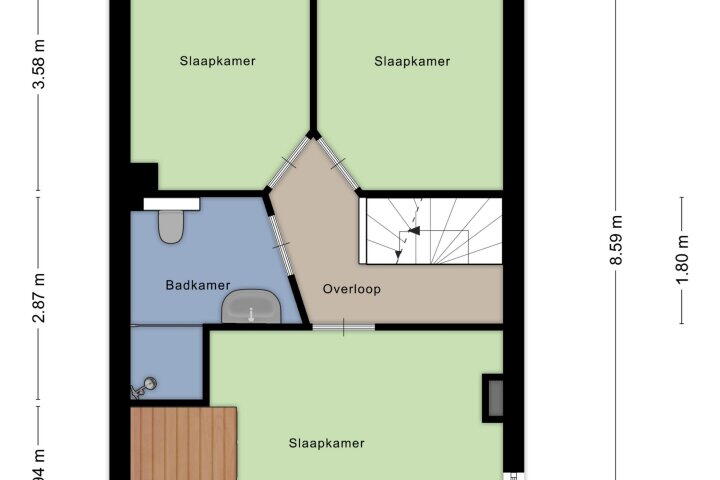 Plattegrond – Robijn 33, Zeewolde