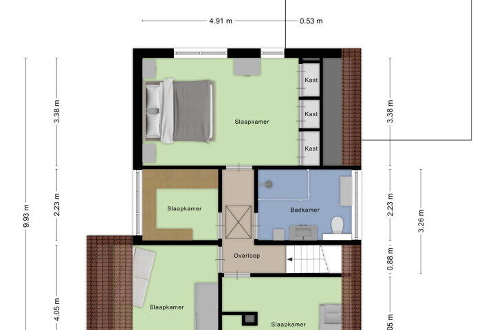 Plan – Robijndijk 104, Roosendaal
