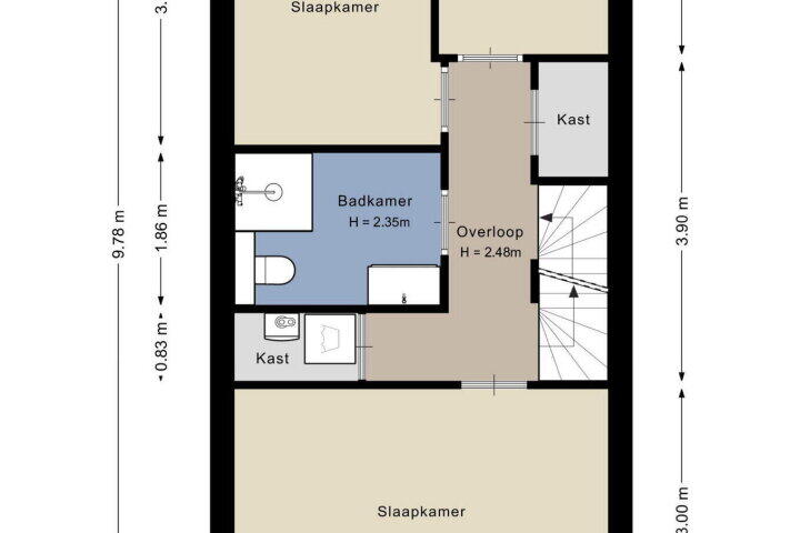 Plattegrond – Rodderikweg 7, Amersfoort