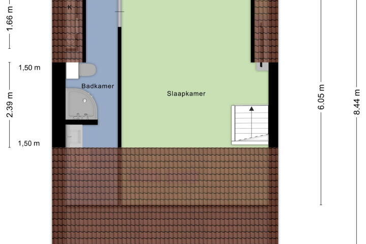 Plattegrond – Rodenbachlaan 2, Roosendaal