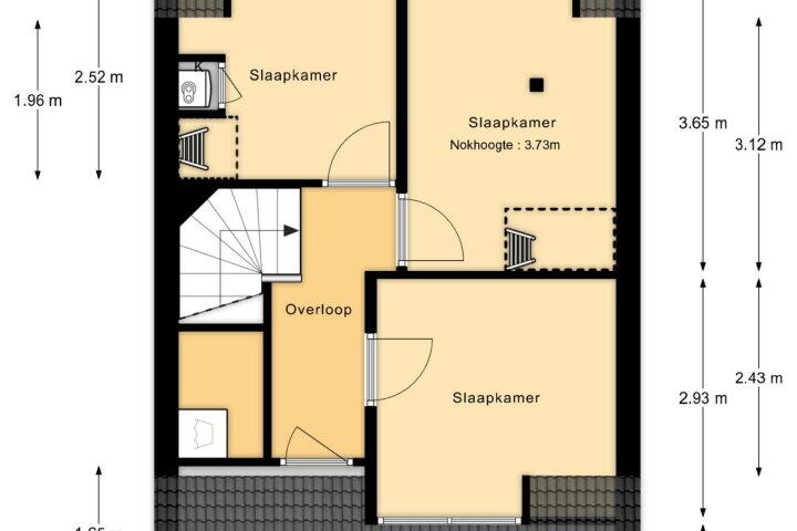 Plattegrond – Roef 49, Meppel