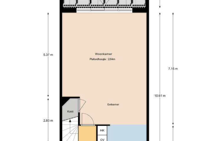 Plattegrond – Roef 49, Meppel