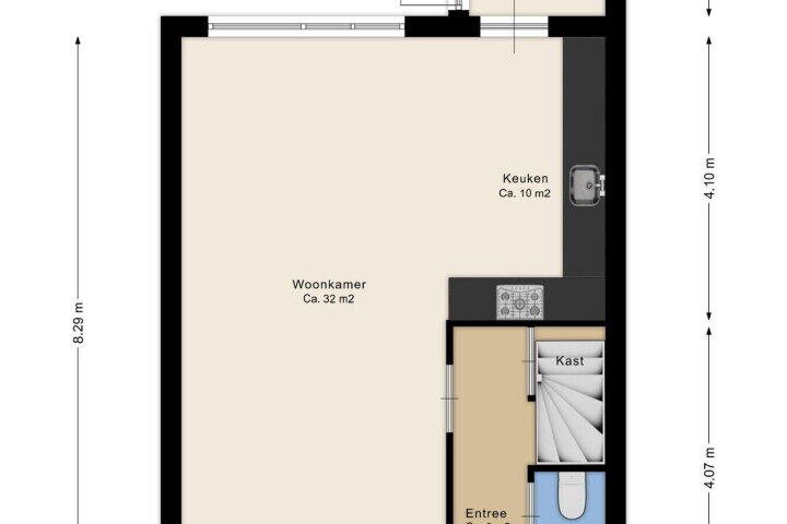 Plan – Roerdomplaan 129, Hoogeveen