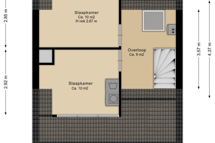 Plan – Roerdomplaan 129, Hoogeveen